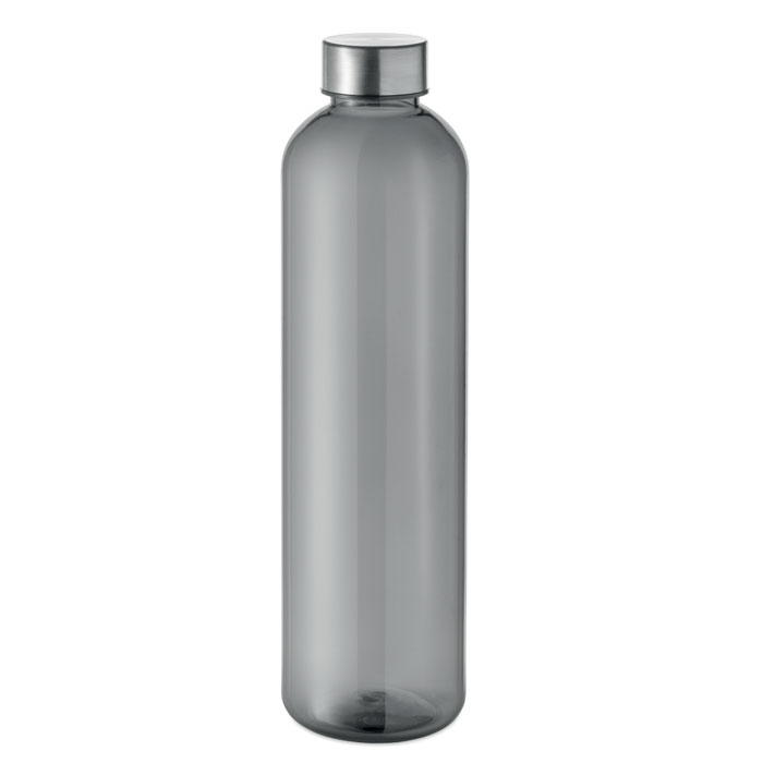 Gourde à personnaliser en RPET 1 L anti-fuite Utah Remax gris transparent
